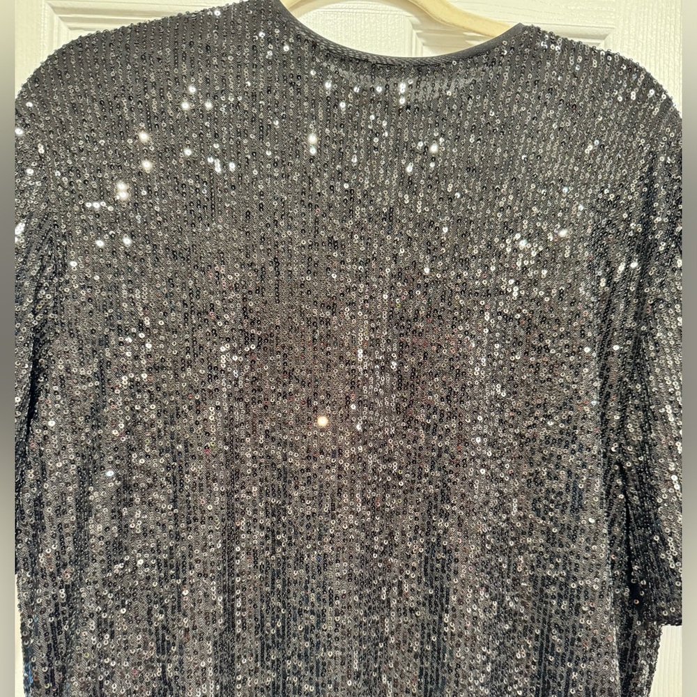 H&M Black Sequin Dress - Picture 2 of 4